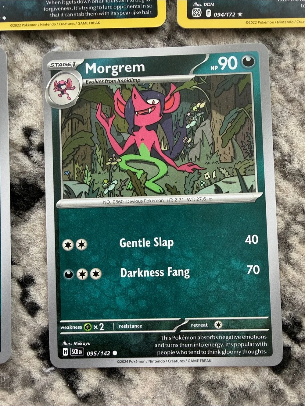 Impidimp, Morgrem & Grimmsnarl Lot | Brilliant Stars + Stellar Crown | ✨5/$25✨